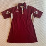 Adidas Burgundy Golf Polo Photo 0