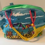 Crazy Bags Beach Zippered Tote NWT Tropical Medium Blue Photo 1