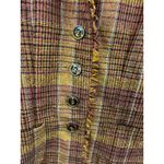 Coldwater Creek ‎ Cotton Houndstooth Blazer Jacket V#B193 Multicolor Size 12 Photo 6