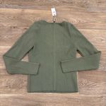 EXPRESS NWT  Olive Green Ribbed Sweetheart Neckline LS Sweater – Women’s Large Photo 1