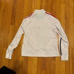 Reebok Zip Up Patriots Sweatshirt White Large Photo 3
