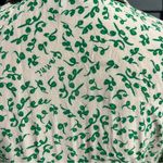 Ganni Green Printed Crepe Wrap Dress Photo 7