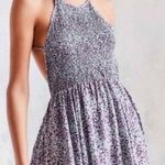 Urban Outfitters Kimchi Blue Womens Dress S Verlina Mini Casual Printed Purple Photo 0