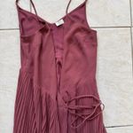 Aritzia  Wilfred Pink Wrap Ruffle Dress Photo 2