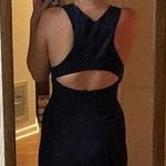 MM Couture Dark Navy Dress With Cutout Back Photo 3
