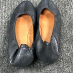 Gentle Souls  by Kenneth Cole Black Leather Wedges Size 10M Photo 2