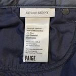 Paige  Skyline Skinny Jeans‎ Womens Size 34 Dark Wash Denim Everyday Casual* Photo 3