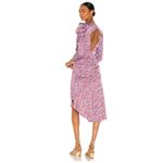 For Love & Lemons  Charlie Floral Ruched Puff Sleeve Dress Blossom XS NEW Photo 1