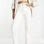 & Other Stories & OTHER STORIES STRETCH TAPERED LEG JEANS IN WHITE Photo 0