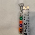 NWT Angela’s Designs one of a kind handmade beaded Halloween cell phone charm Orange Photo 2