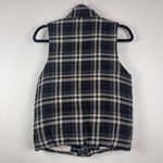 Anthropologie Hei Hei Vest Women XS Black Plaid Quincy Cool Weather Western Photo 6