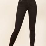 Reformation high & skinny size 24 rich black wash color Photo 0