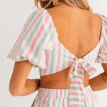 Le lis NWT Le  Zelda Stripe Crop Top and shorts set. Size Medium  Top: Large  Shorts: Medium Photo 5