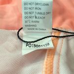 Holipick‎ Swimsuit Womens L Peach Black Sleeveless Lace One Piece Bikini NEW Orange Size L Photo 4