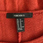 Forever 21 Burnt Orange Short Sleeve Boxy Knit Top Photo 4