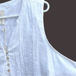 Joie NWT  Boho Ruffle Hem Sleeveless Dress White Size 2X Photo 5