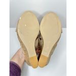 Charles David  Wedge Sandals Womens Size 12 Tan Crisscross Slip On Heels Photo 9