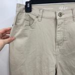 Style & Co  women's tan straight leg cotton stretch casual jeans pants neutral 12 Photo 1