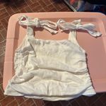 Free People NWOT Boulevard Top in white, 16” p2p lots of stretch size Large Photo 6