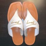Tommy Hilfiger Tommy White Flip Flops / Sandals Photo 1