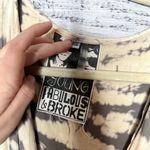 Young Fabulous and Broke  Stripe Tie Dye Shorts Wrap Romper Xs Photo 1