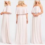 Show Me Your Mumu SMYM Hacienda cream maxi dress Show me the ring crisp NEW MED Photo 2