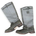 Caterpillar CAT Corrine Canvas Leather Tall Boots Photo 1