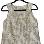 Renee C by So Cool Pullover Mod Tunic Mini Dress Ivory Metallic Photo 2