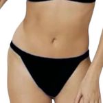 ANDIE NWT Swim Black Newport Bandeau Top Caicos Bottom Bikini Set XL Photo 4