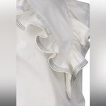 Saylor Harriette Denim Ruffle Top Photo 2