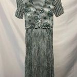 JBS American Vintage Women's Black And White Gingham Midi Dress Size M Photo 0