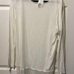 H&M White Long Sleeve Top with Lace Detail Photo 0