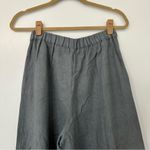 CP Shades  Cropped Wendy Pant In Carbon Hemp Linen Womens Medium Gray Photo 3