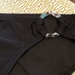 Aerie NWOT Black bikini bottom with Plastic circle M Photo 1