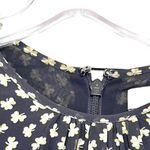 Orla Kiely RARE chiffon clover shamrock ditsy print midi dress size 6 Photo 2