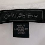 Saks 5th Avenue Saks Fifth Avenue White Lace short sleeved Top sz XSp Photo 6