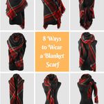 Women Oversized Blanket Scarf, Wrap and Shawl, Warm Pashmina Gifts For Wedding Photo 4