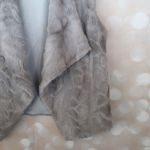 Jack by BB Dakota JACK Faux Fur Grey Cardigan Photo 4