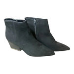 Alfani  Womens Black Faux Almond Toe Ankle Boot, Size 9.5 Photo 2