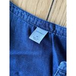 Old Navy  Women Medium Dress Blue Chambray Long Sleeve Loose Western Country‎ Photo 4