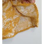 Xhilaration Women’s Aloha Yellow & White Romper Spaghetti Straps Shorts Skirt XS Photo 9