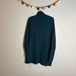 Free People  We The Free Kitty Thermal Mock Cowl Neck Ocean Blue Teal Photo 5