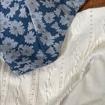 ANDIE Bikini Set Delray Top 90s High Waisted Bottom Bikini blue cream sz XS NWT Photo 13