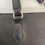 Nine West  solid‎ black shoulder crossbody tote purse with attached keychain Photo 10