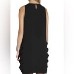 Bcbg MaxAzria Eren Black Ladder/Lattice Side Sleeveless Shift Dress Size 4 Photo 2