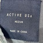 Active USA Olive Camo Utility Vest Hooded Sleeveless Jacket M NWT Military Style Photo 7