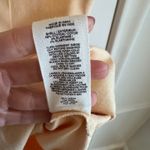 Avec Les Filles Womens  98% Cotton Peach Mini Jean Dress Size 14 NWT Photo 4