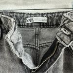 ZARA Gray High Rise Straight Leg Jeans Size: 6 Photo 2