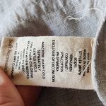 Soft Surroundings  Charlene Smokey Gray Linen Trapeze Dress Size Large Photo 7