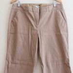 J.Crew Addison Chino City Fit Trouser Khaki Pants Stretch Career Size 14/S Photo 2